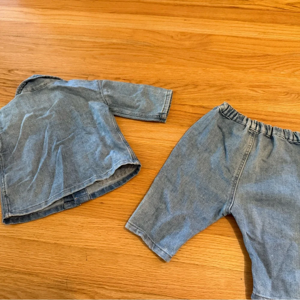 H&M baby denim set